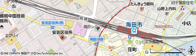 海田シティホテル周辺の地図