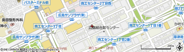 広島県広島市西区商工センター2丁目8-23周辺の地図