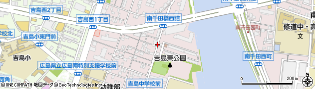 広島県広島市中区吉島東周辺の地図