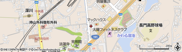 萩山口信用金庫長門支店周辺の地図