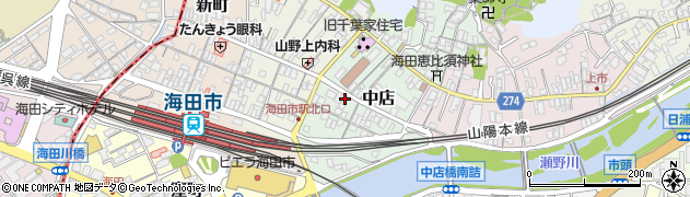 熊野茶舗周辺の地図