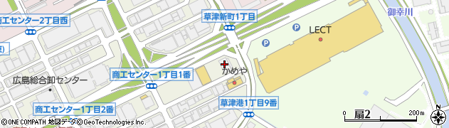 アート引越センター 広島支店周辺の地図