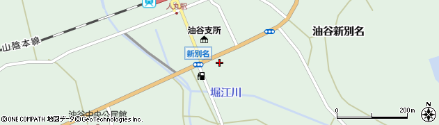 山口県長門市油谷新別名駅通969周辺の地図