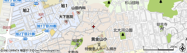 広島県広島市南区北大河町周辺の地図