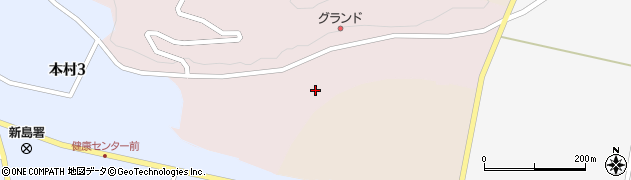 東京都新島村白沢周辺の地図