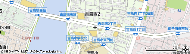 広島県広島市中区吉島西周辺の地図