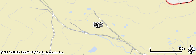 広島県熊野町（安芸郡）新宮周辺の地図