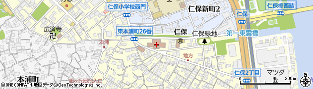 デイサービス 広島八景園周辺の地図
