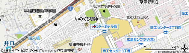 商工センター　薬局周辺の地図