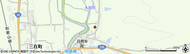 奈良県五條市三在町周辺の地図