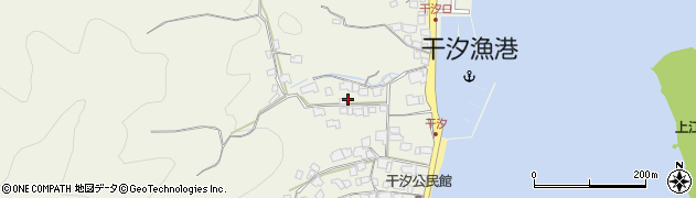 広島県尾道市向島町（干汐）周辺の地図
