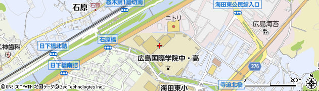 広島県安芸郡海田町曽田周辺の地図