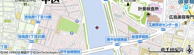 元安川周辺の地図