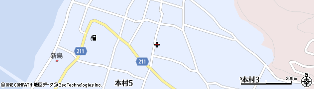 東京都新島村本村周辺の地図