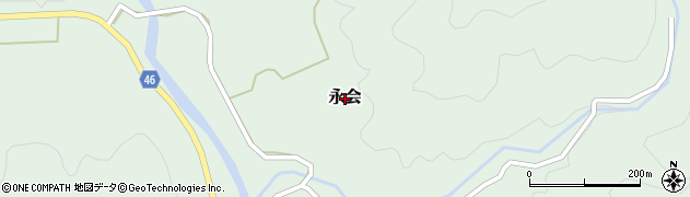 三重県大紀町（度会郡）永会周辺の地図