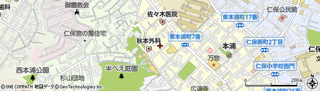 オフィスコーヒーサービス広島周辺の地図