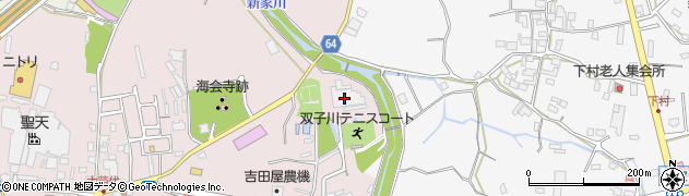 双子川浄苑周辺の地図