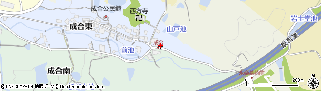 大阪府泉南郡熊取町成合東136周辺の地図