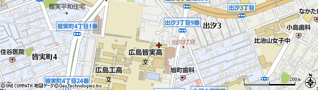 広島県立広島皆実高等学校周辺の地図