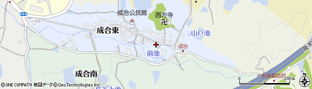 大阪府泉南郡熊取町成合東180周辺の地図