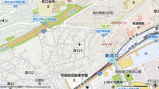 〒733-0842 広島県広島市西区井口の地図
