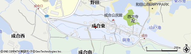 大阪府泉南郡熊取町成合東212周辺の地図
