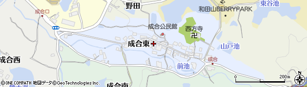 大阪府泉南郡熊取町成合東201周辺の地図