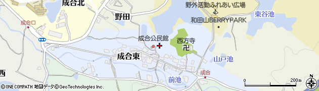 大阪府泉南郡熊取町成合東189周辺の地図