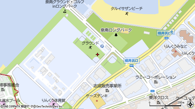 〒590-0535 大阪府泉南市りんくう南浜の地図