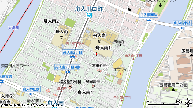 〒730-0847 広島県広島市中区舟入南の地図
