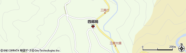 四郷郵便局周辺の地図
