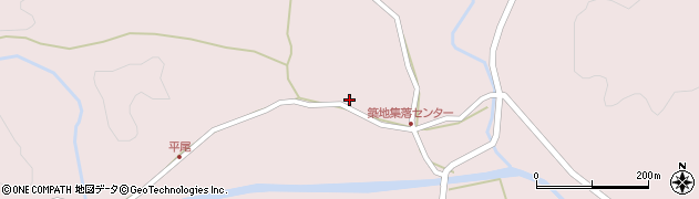 三重県志摩市磯部町築地周辺の地図