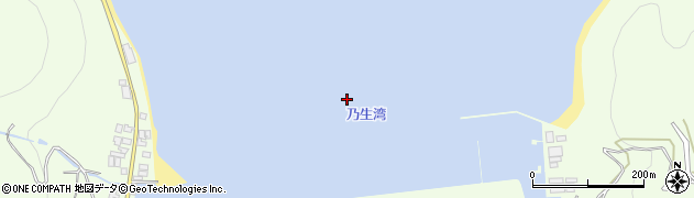 乃生湾周辺の地図