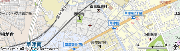 広島県広島市西区草津本町周辺の地図