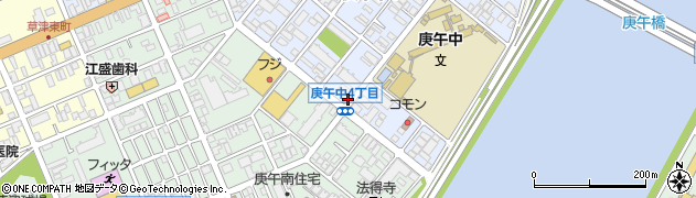 広島県広島市西区庚午中4丁目16-11周辺の地図
