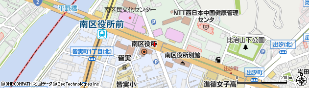 産業会館前周辺の地図