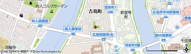 吉島第一公園周辺の地図
