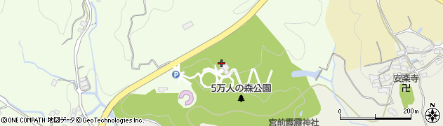 奈良五條自然と柿の里ファーム周辺の地図