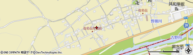 中吉野木材市売協同組合周辺の地図