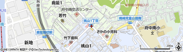桃山１周辺の地図