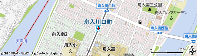 舟入川口町駅周辺の地図