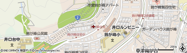 広島県広島市西区鈴が峰町周辺の地図