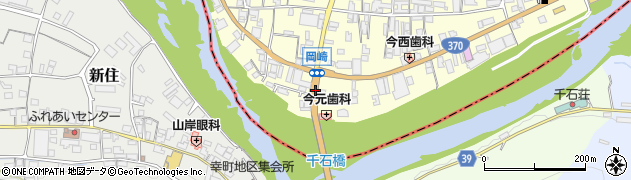 岡崎町周辺の地図