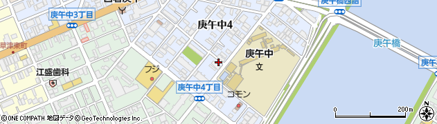 広島県広島市西区庚午中4丁目16-31周辺の地図