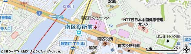 江崎グリコ株式会社　グループ総務部中四国周辺の地図