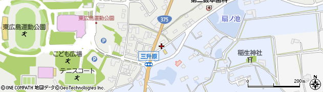 広島県東広島市西条町田口3443周辺の地図