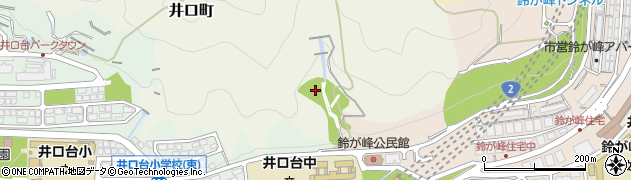 広島県広島市西区井口町周辺の地図