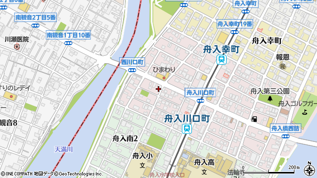 〒730-0846 広島県広島市中区西川口町の地図