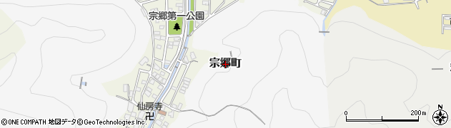 広島県三原市宗郷町周辺の地図