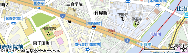 南竹屋町周辺の地図